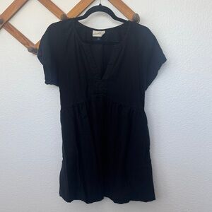 Universal Thread Black Short Sleeve Dress